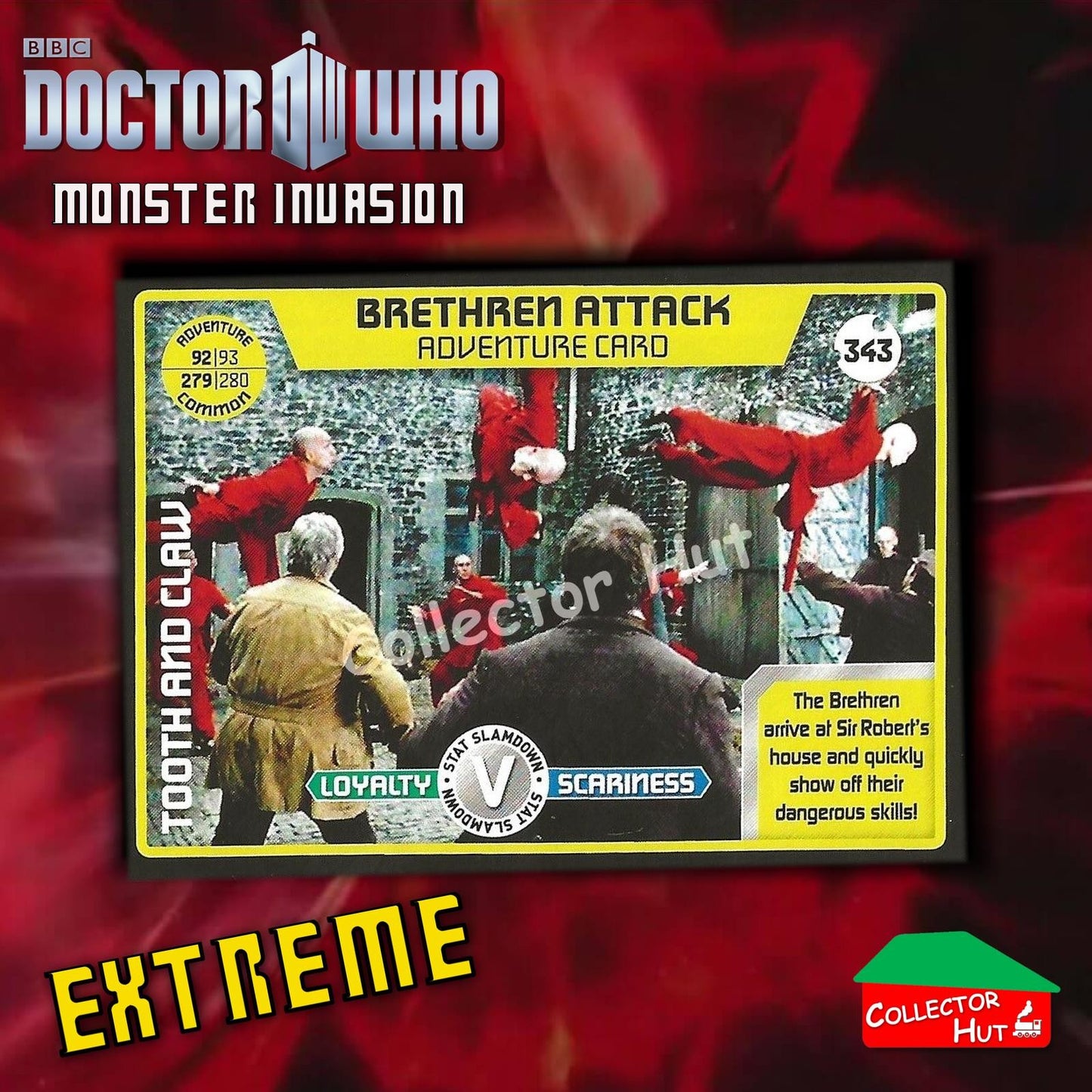 DOCTOR WHO Monster Invasion EXTREME Cards 166-344 New Fresh & Sleeved YOU CHOOSE