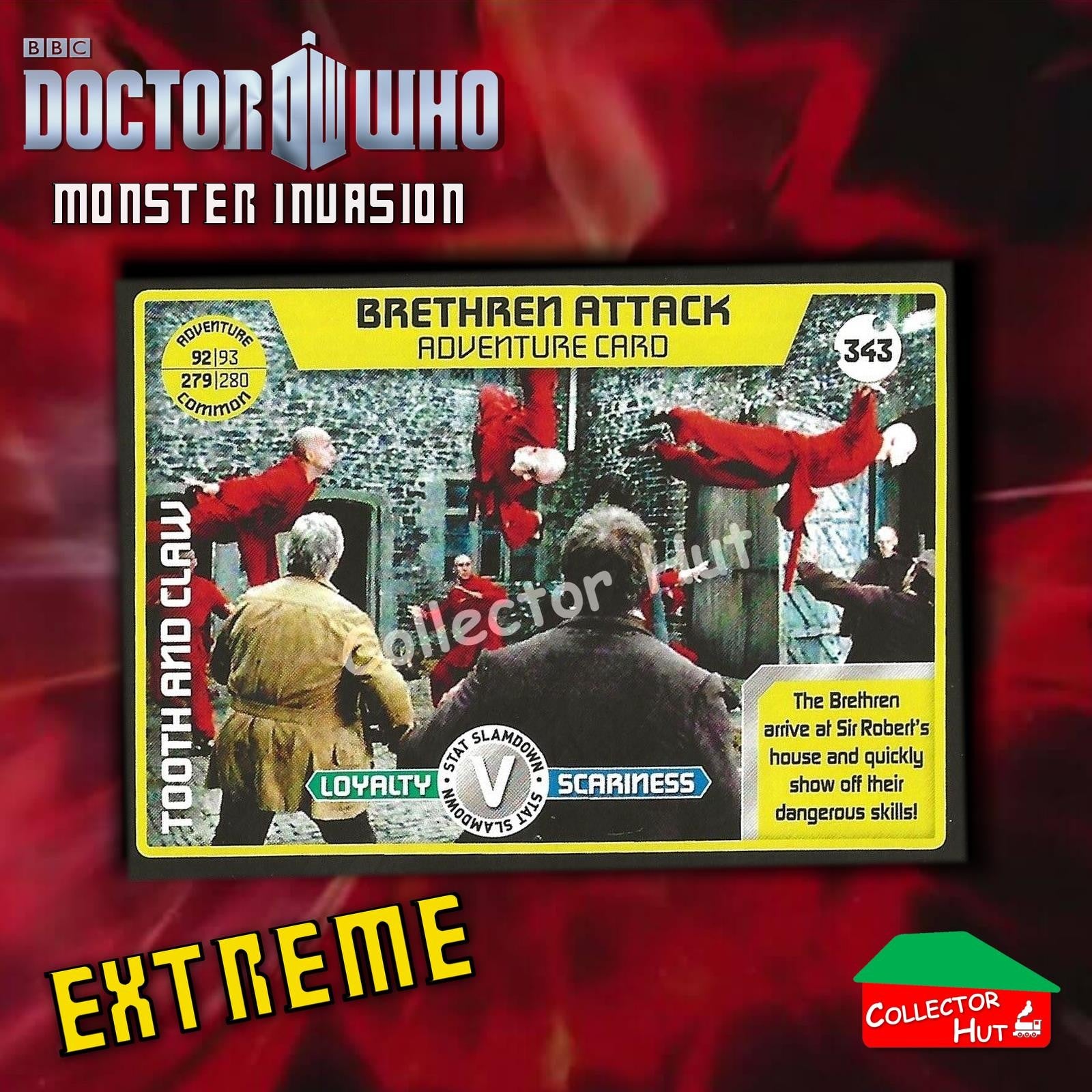 DOCTOR WHO Monster Invasion EXTREME Cards 166-344 New Fresh & Sleeved YOU CHOOSE