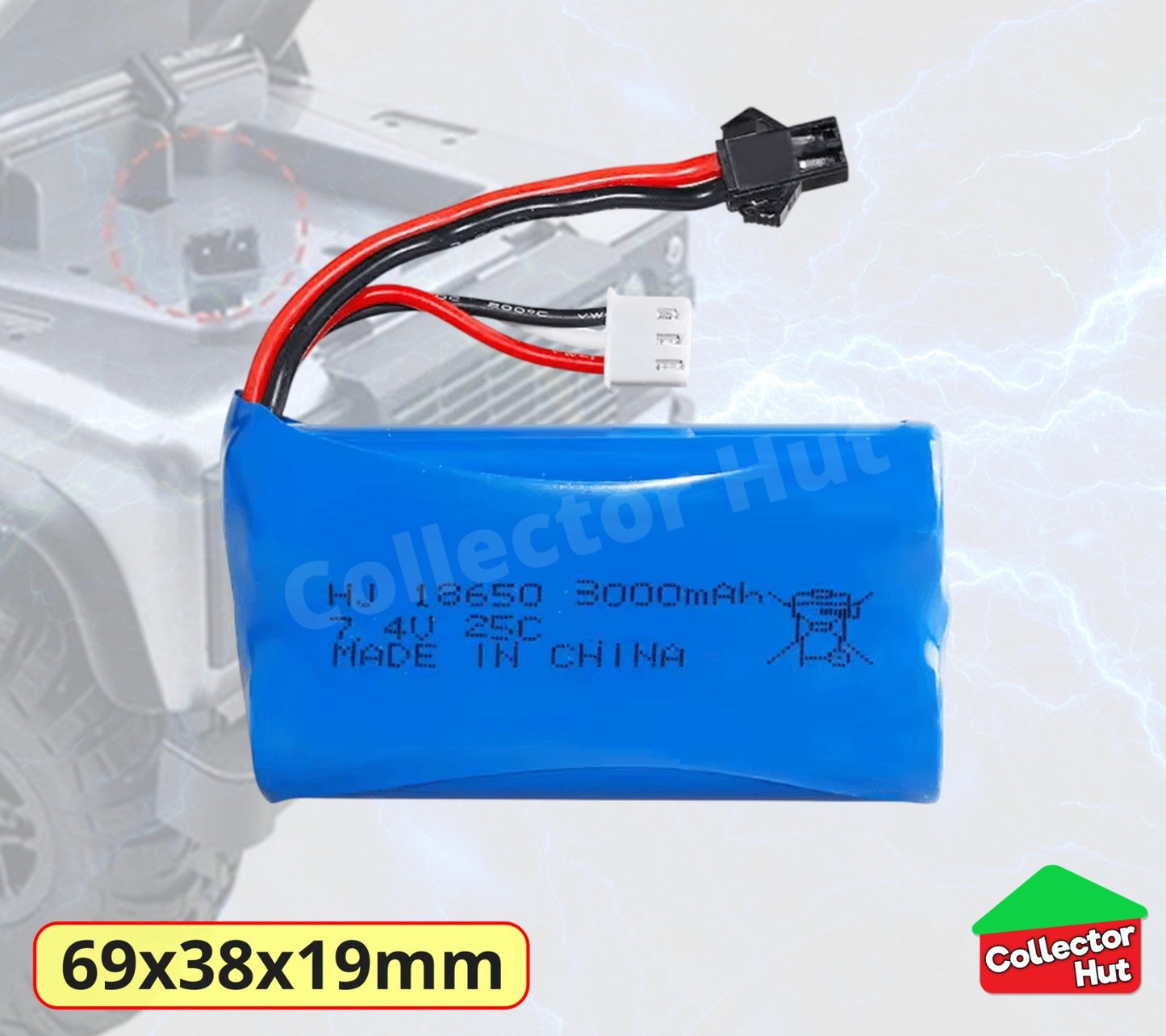 RC Lipo Batteries Car Truck JST SM Plug USB Chargers 7.4V