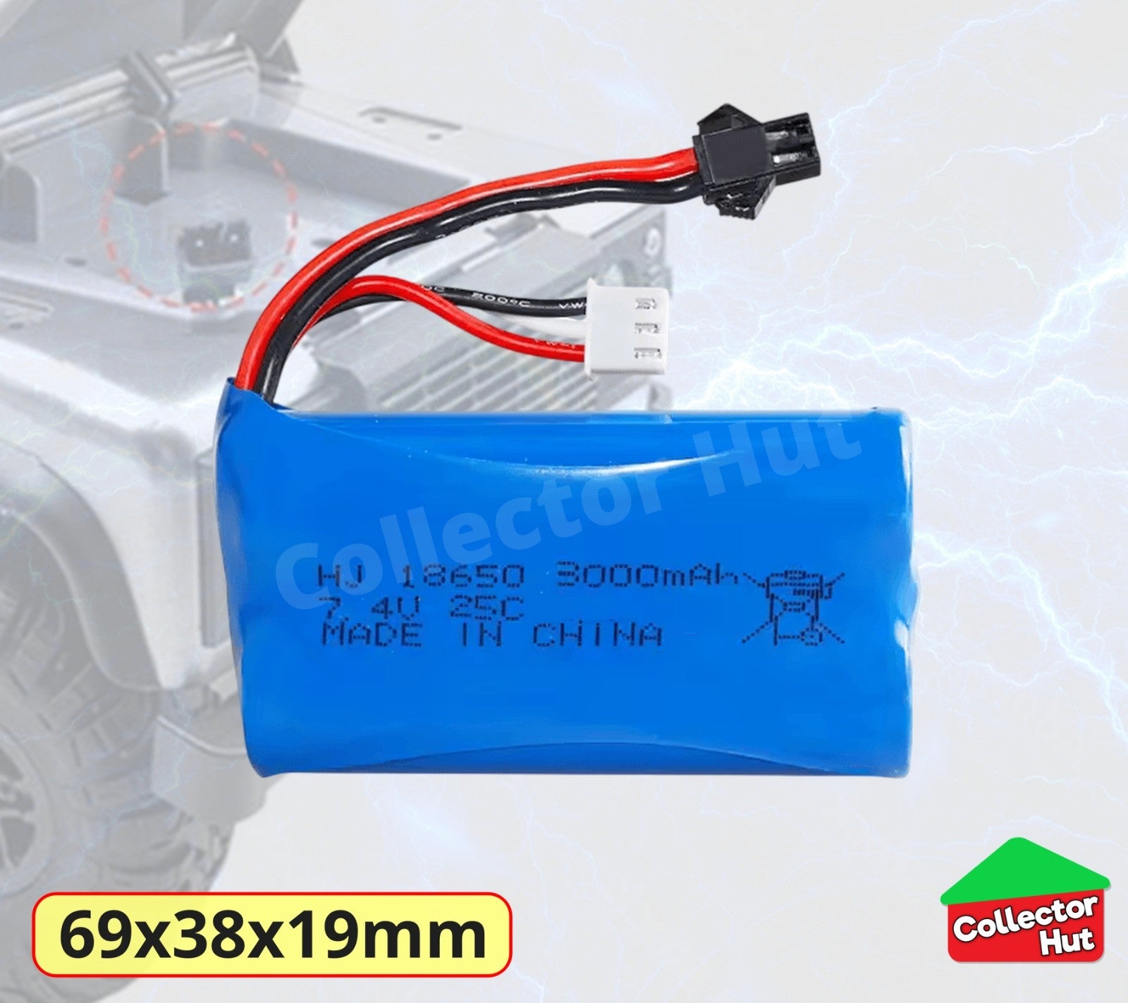RC Lipo Batteries Car Truck JST SM Plug USB Chargers 7.4V