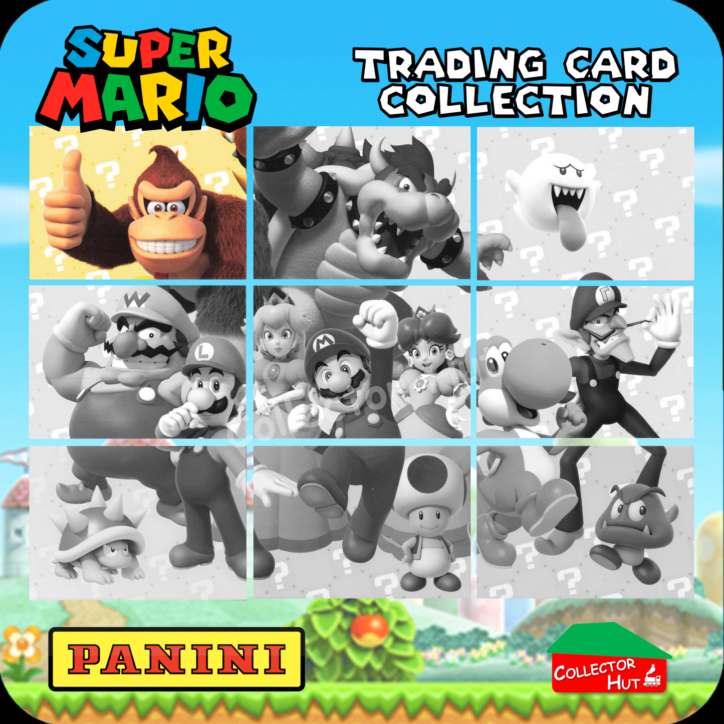PANINI Super Mario PUZZLE & LIMITED EDITION Trading Cards Choose Your Card!
