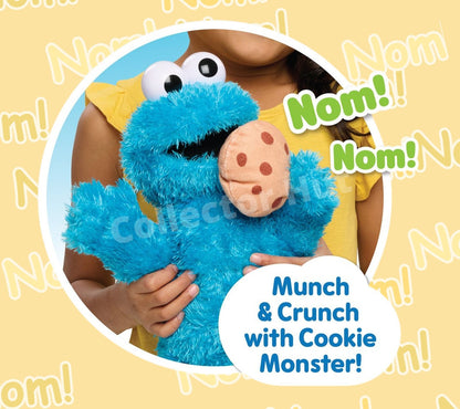 Sesame Street Nom Nom Cookie Monster 13.5" Interactive Plush Toy