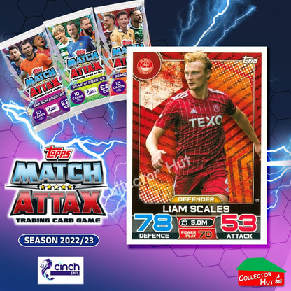 TOPPS MATCH ATTAX SPFL 2022/23 #1-162 Choose Your Card