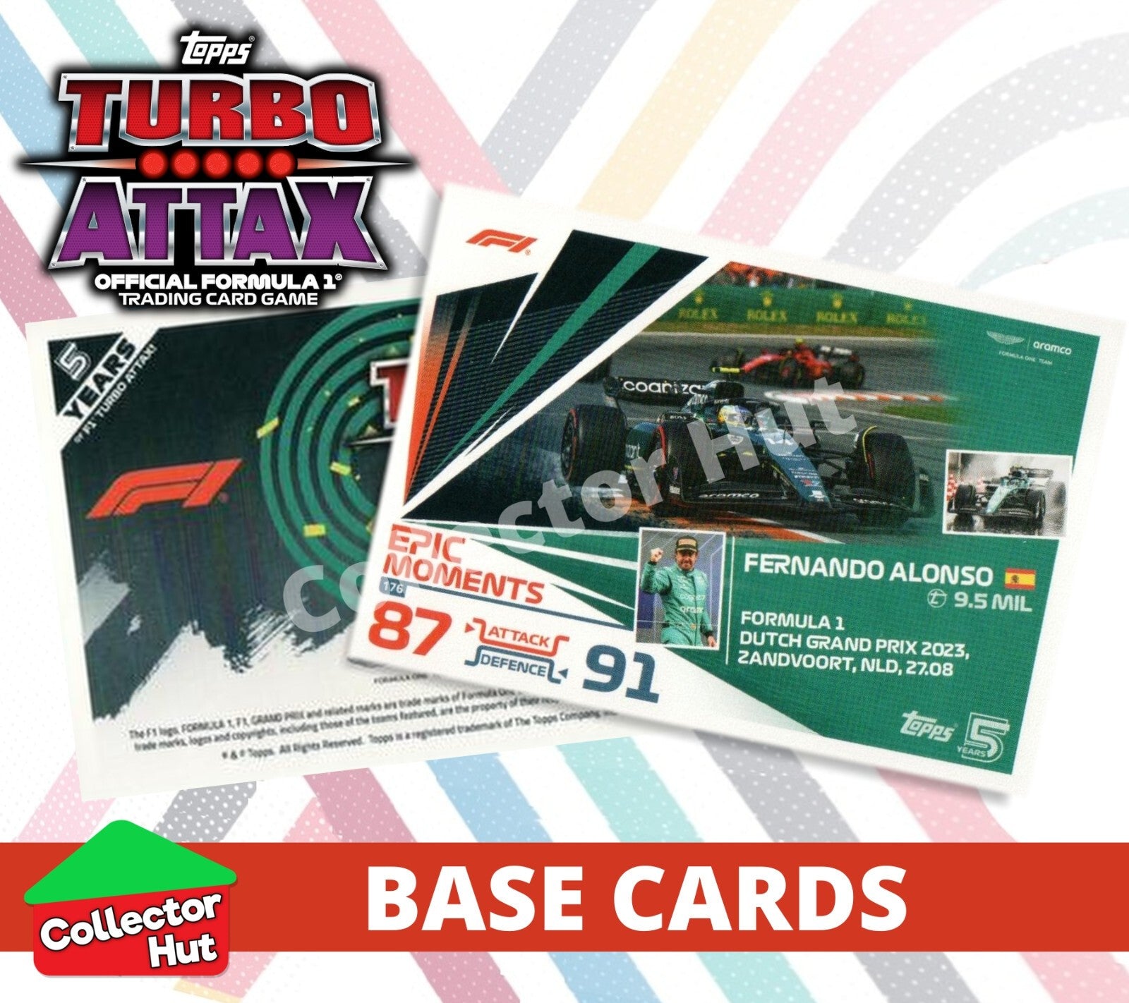 Topps Turbo Attax Formula 1 F1 2024 #167-312 Base Cards YOU CHOOSE