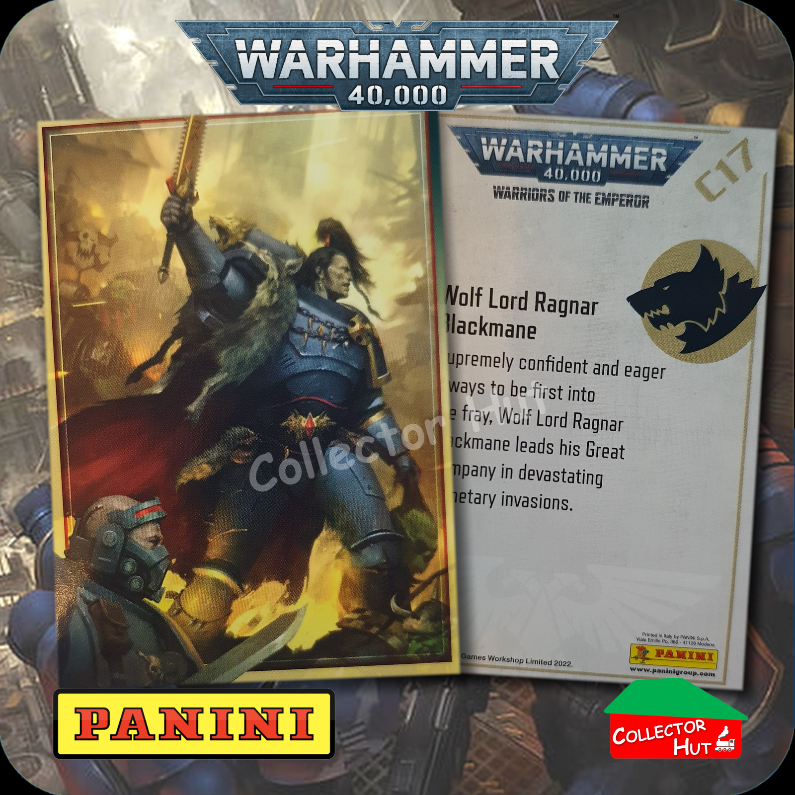 PANINI Warhammer 40,000 40k Warriors of the Emperor Trading Cards You Choose