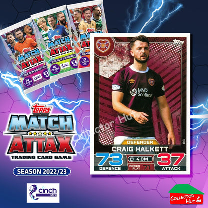TOPPS MATCH ATTAX SPFL 2022/23 #1-162 Choose Your Card