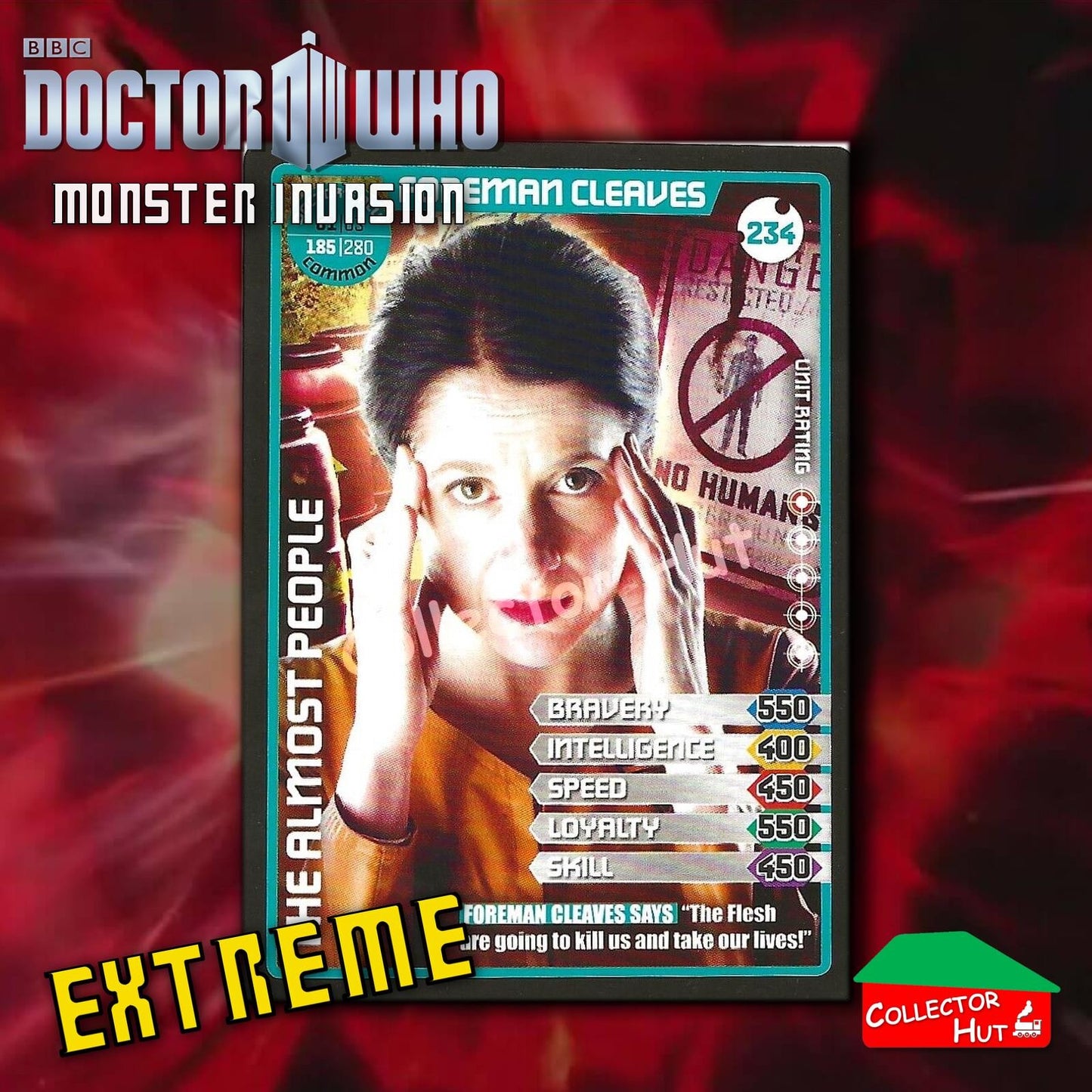 DOCTOR WHO Monster Invasion EXTREME Cards 166-344 New Fresh & Sleeved YOU CHOOSE