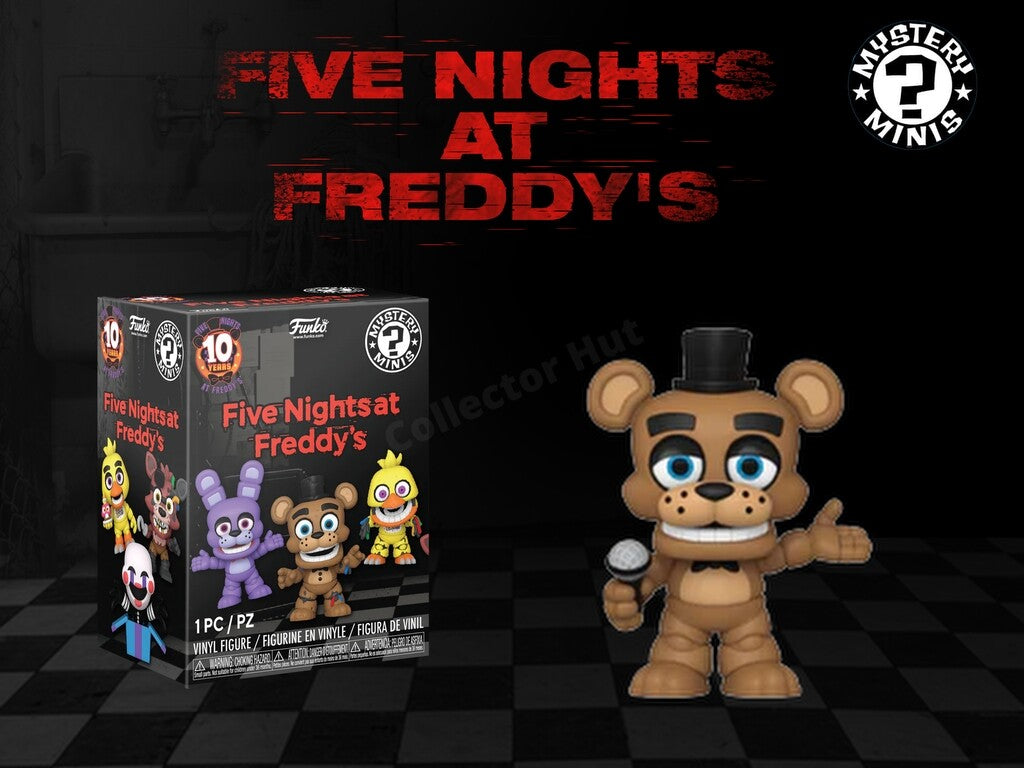 Funko Mystery Minis Five Nights at Freddy's Figurines 10 Years (You Choose)