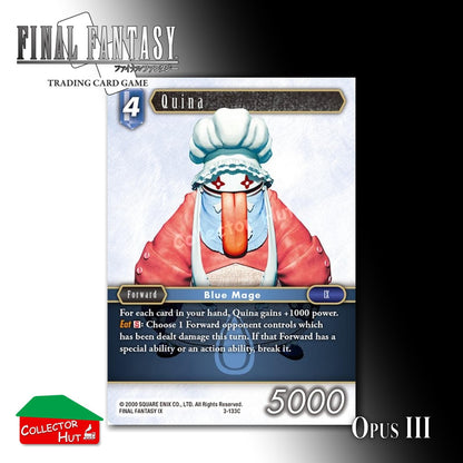 Final Fantasy Trading Card Game OPUS III 3 Singles You Choose