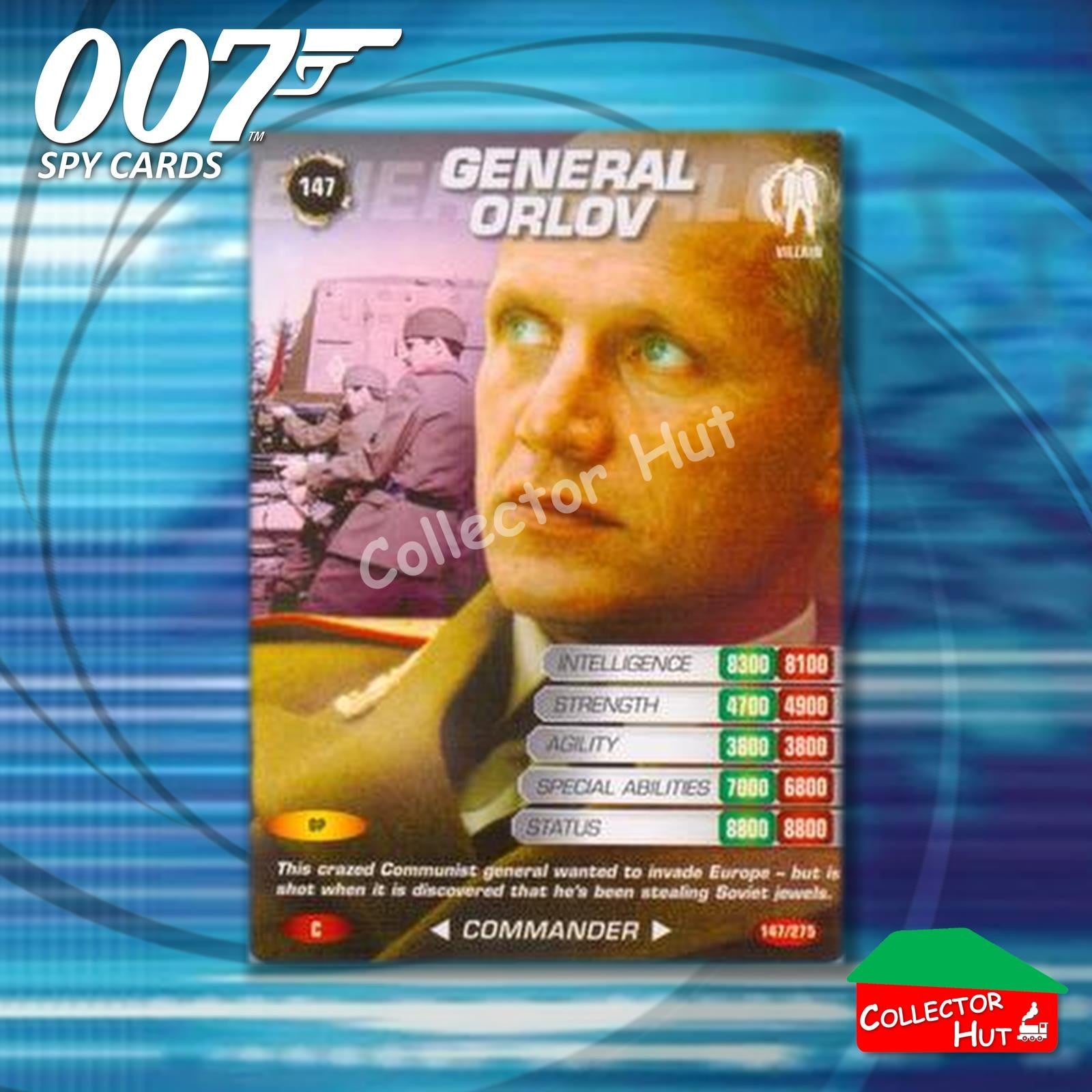 James Bond 007 Commander Spy Cards BASE COMMON YOU CHOOSE