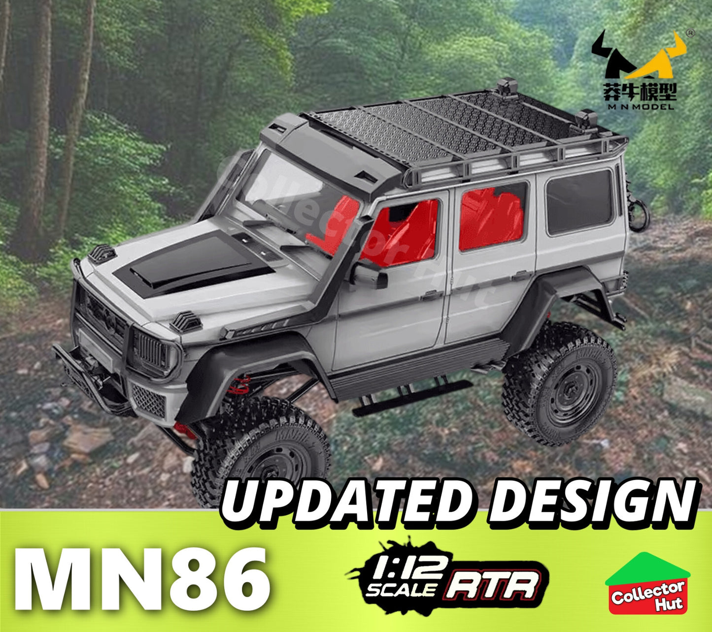 MN86 RC Rock Crawler 1:12 Scale Premium Design Upgradable