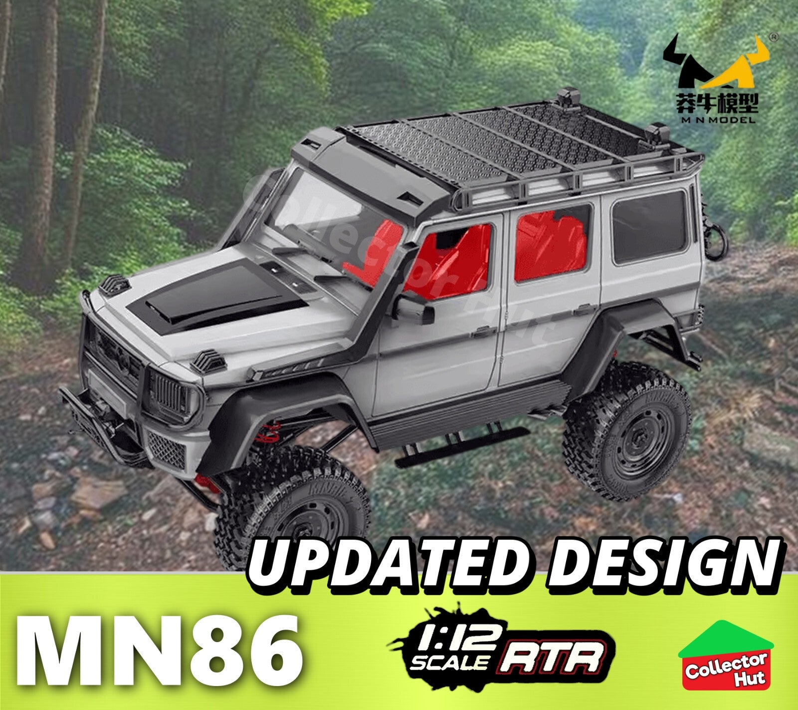 MN86 RC Rock Crawler 1:12 Scale Premium Design Upgradable