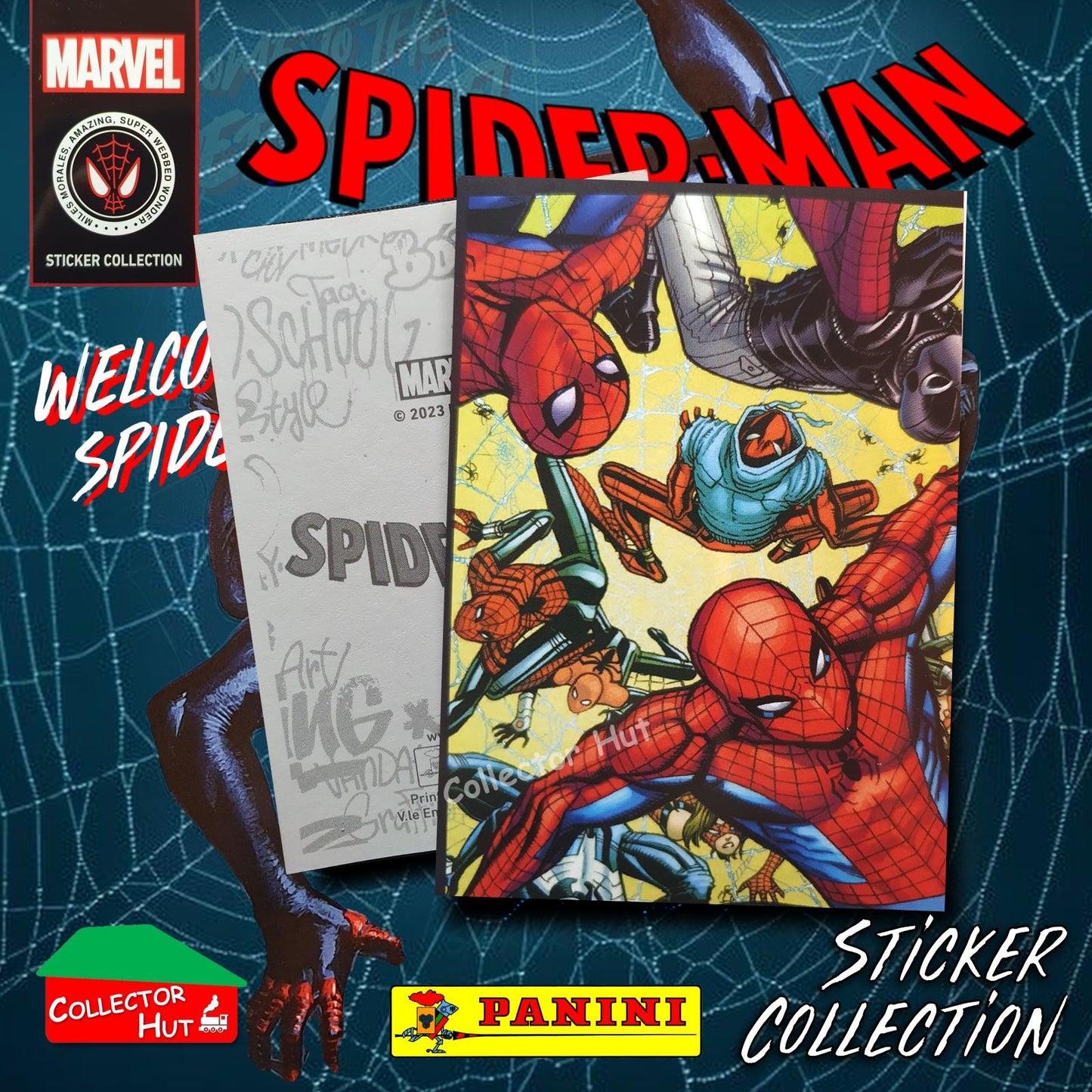 Panini Spider-Man Spider-Verse 2023 Collection Sticker Singles #1-163 & F1-30