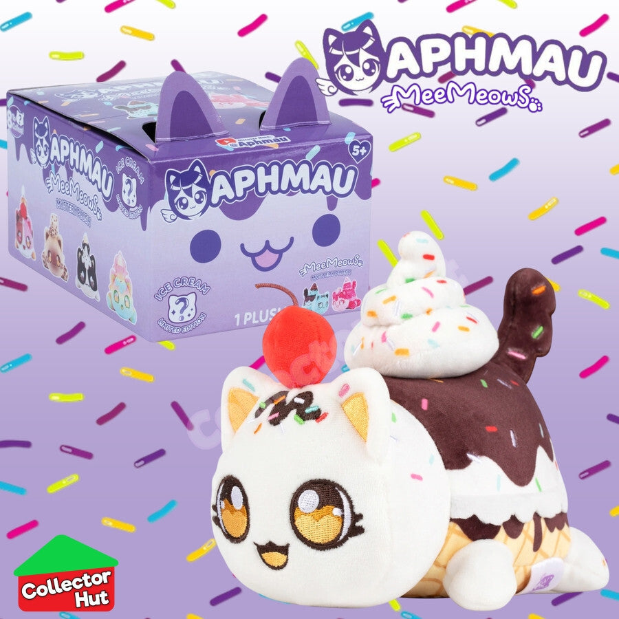 Aphmau MeeMeows Mystery 6" Plush ICE CREAM Limited Edition IDENTIFIED You Choose