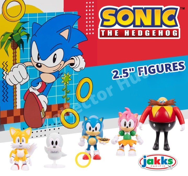Jakks Sonic the Hedgehog Figures 2.5" Articulating Posable