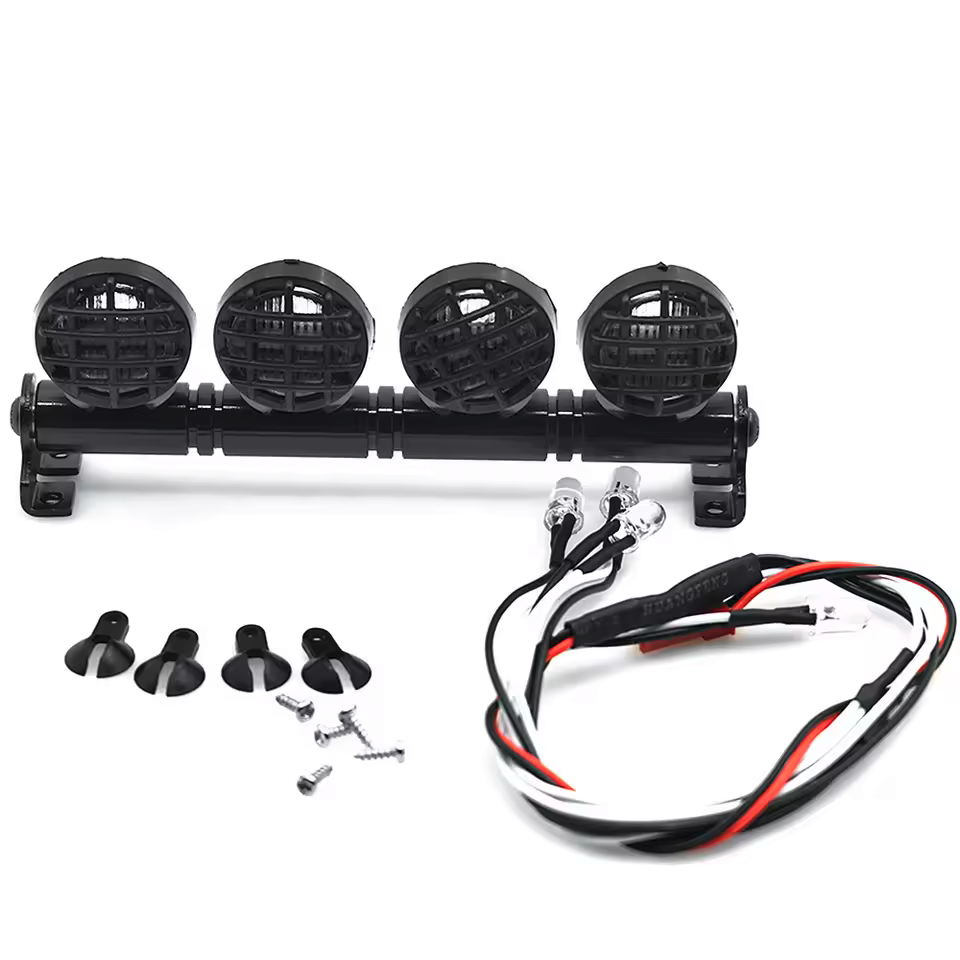 RC Truck Roof Grill LED Fog Lamp Upgrade Sets x4 x5 x6