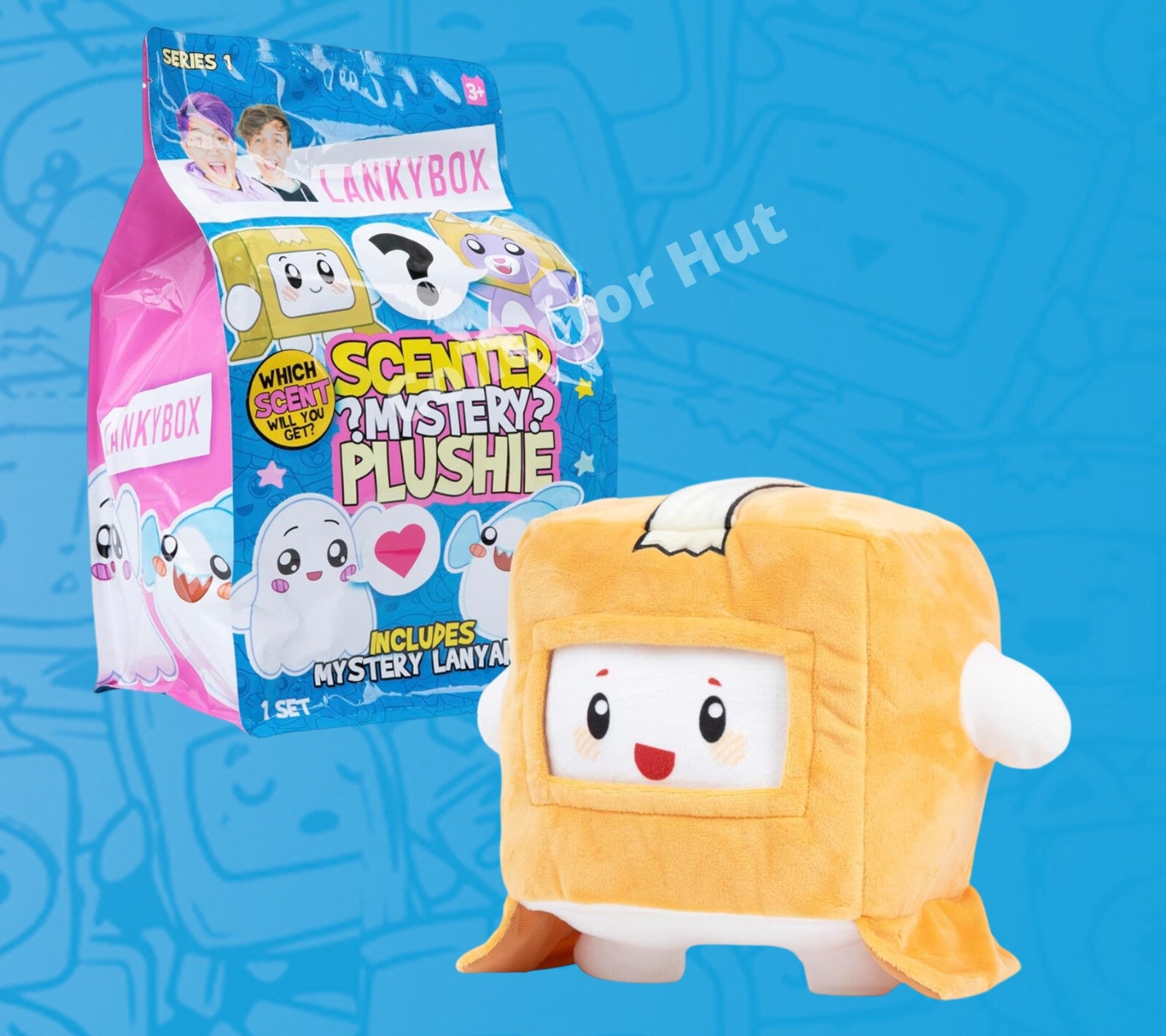 Lankybox 11" Scented Mystery Plush Series 1 IDENTIFIED Choose Your Character