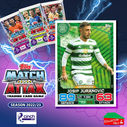 TOPPS MATCH ATTAX SPFL 2022/23 #1-162 Choose Your Card