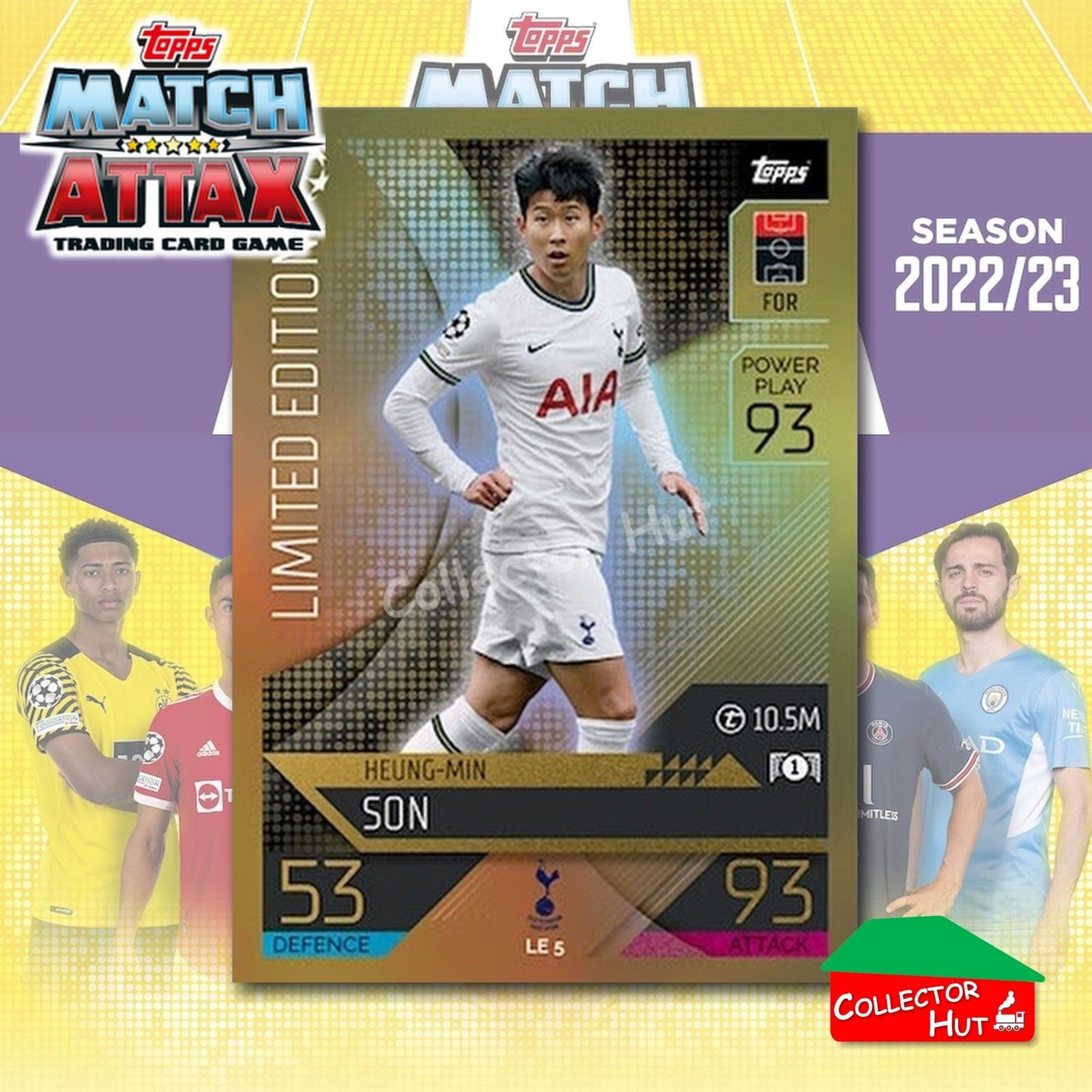 Topps Match Attax EuropA Champions League 2022/23 FOIL LEGEND LIMITED CARDS