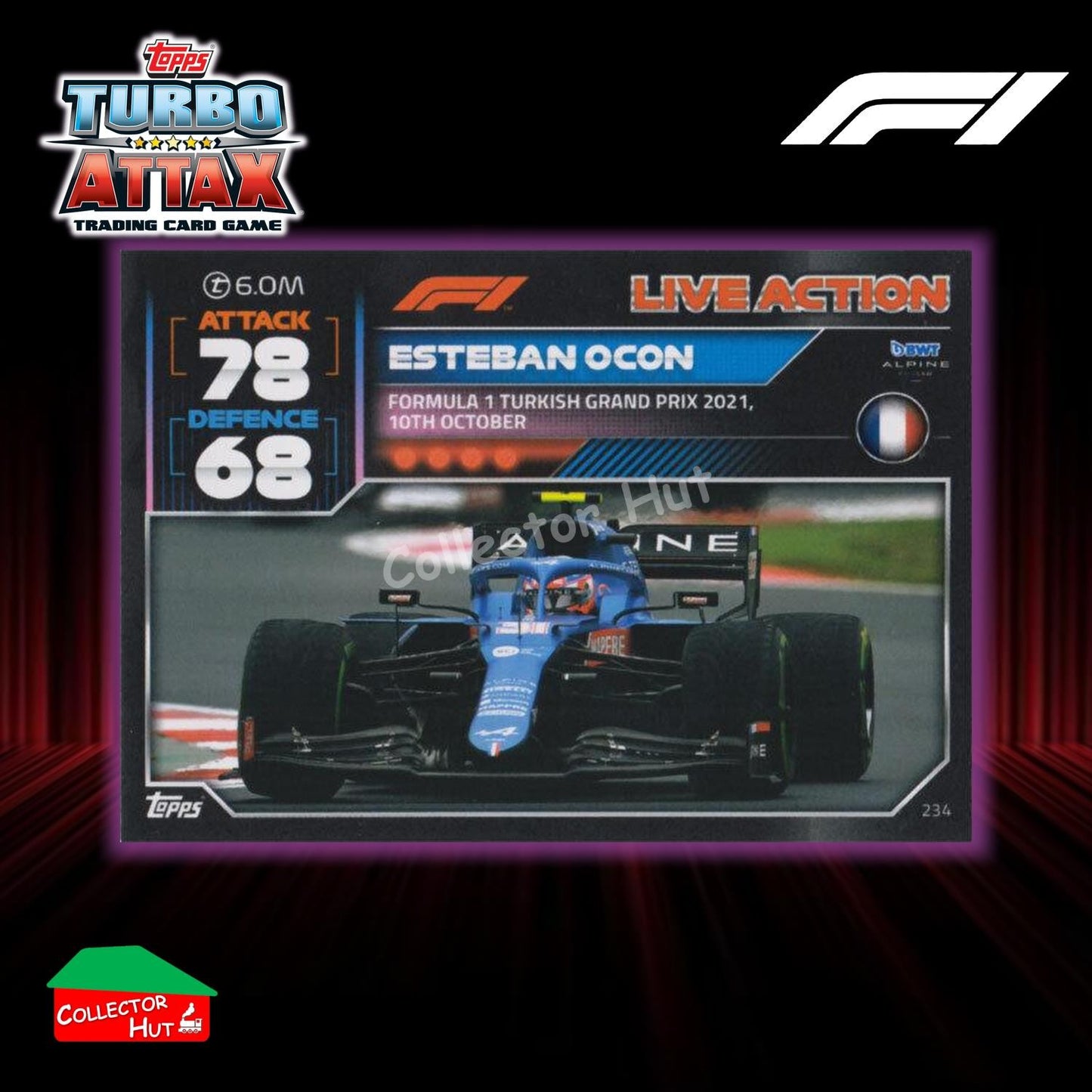 Topps Turbo Attax Formula 1 F1 2022 #136-279 Base Cards YOU CHOOSE