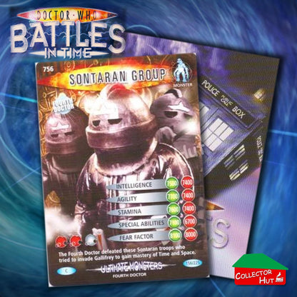 DOCTOR WHO Battles in Time #601-825 ULTIMATE MONSTERS RARE & COMMON Cards