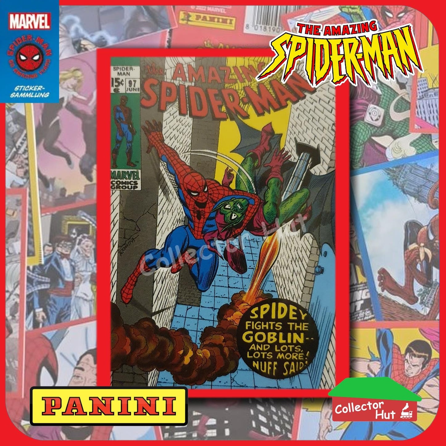 Panini The Amazing Spider-Man 60th Anniversary Sticker Collection Singles