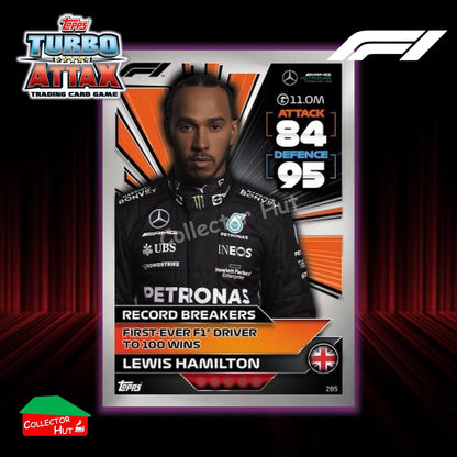 Topps Turbo Attax Formula 1 F1 2022 Limited Edition, 100 Club & Foil Cards