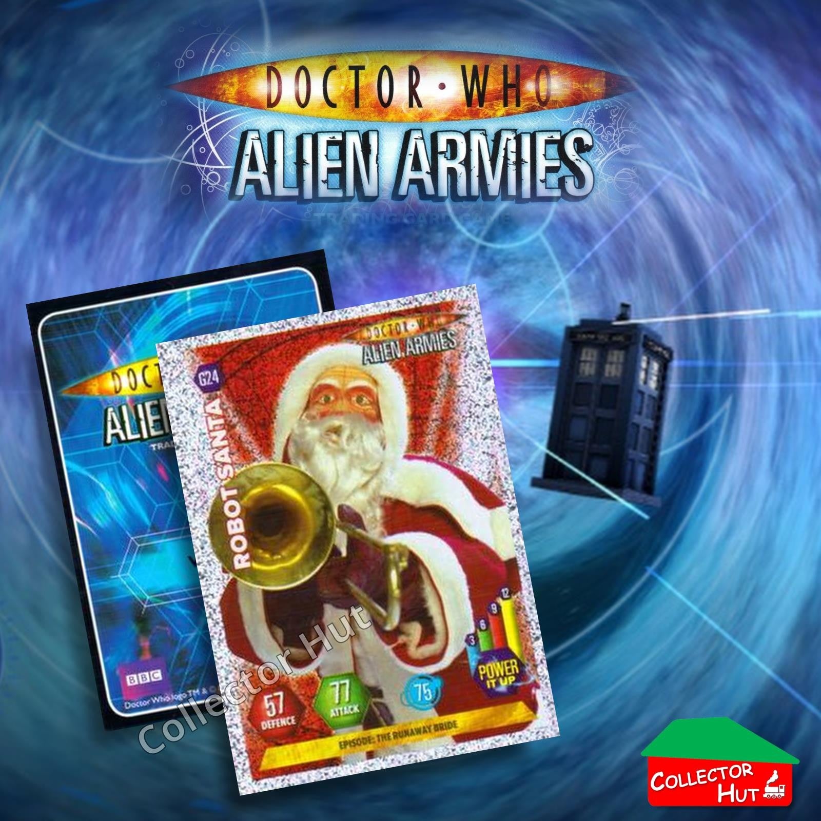 DOCTOR WHO Alien Armies Trading Cards Glitter Super Emboss Foil Cards