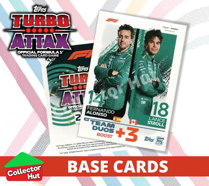 Topps Turbo Attax Formula 1 F1 2024 #1-166 Base Cards YOU CHOOSE