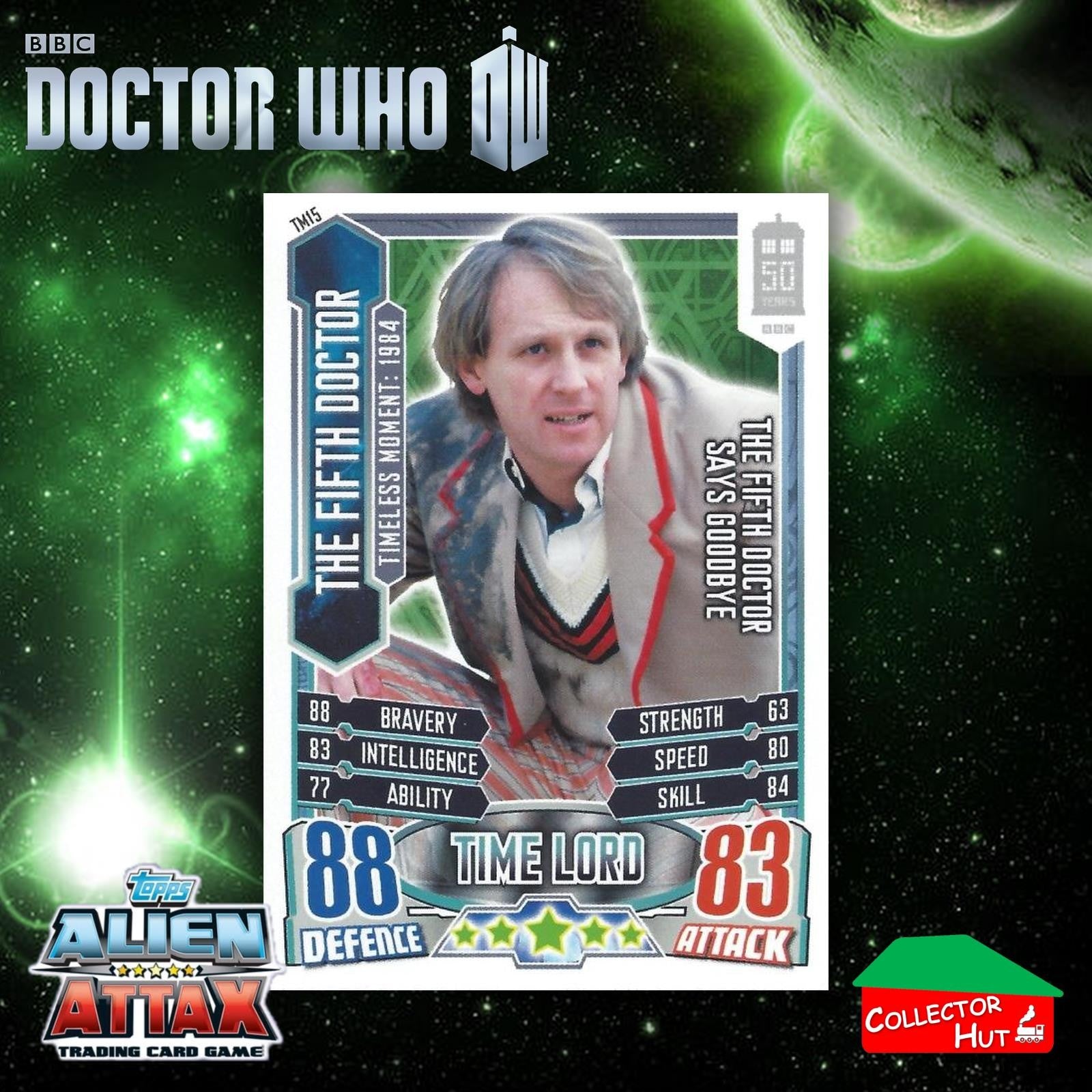 Topps Doctor Who Alien Attax 50th Anniversary Edition Companion Timeless Cards