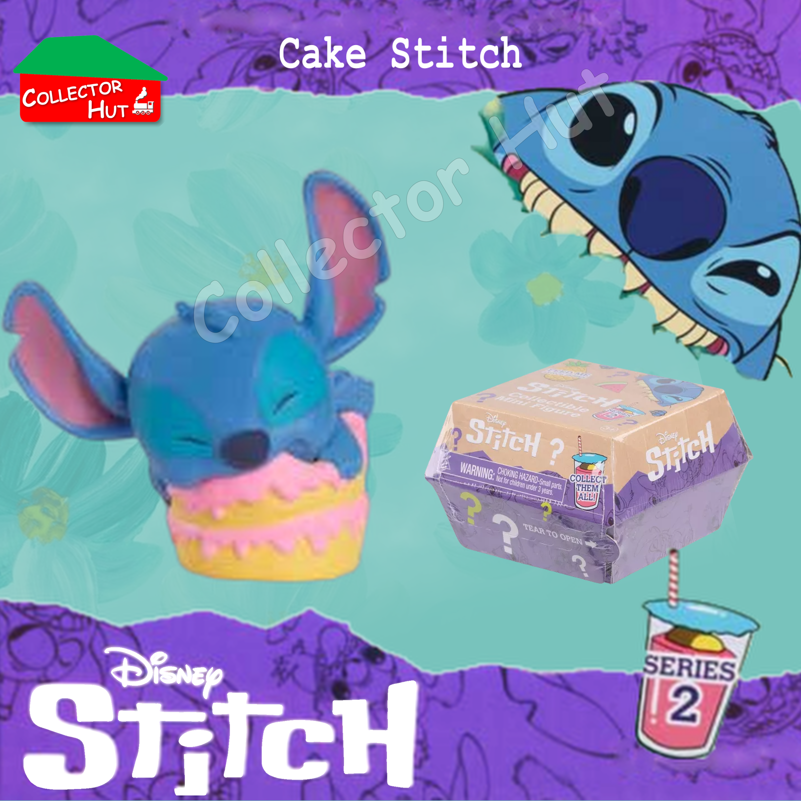 Disney Stitch Feed Me Blind Mini Figures Series 2 (Identified) New & Sealed