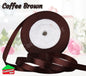 Satin Ribbon Roll Double Sided 23m Various Colours Sizes 10mm 15mm Widths