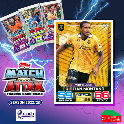 TOPPS MATCH ATTAX SPFL 2022/23 #1-162 Choose Your Card