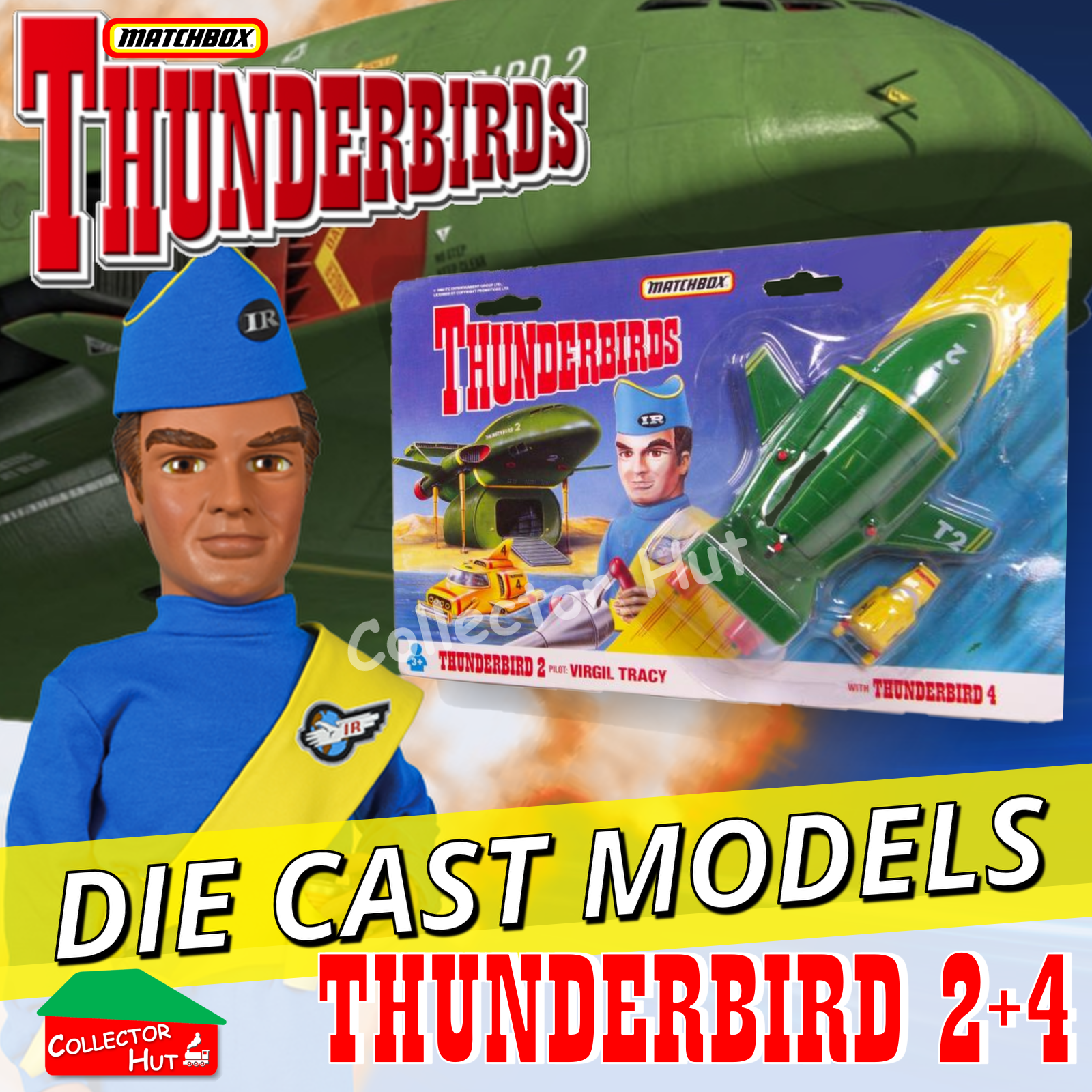 Gerry Anderson Thunderbirds Matchbox Die Cast Models & Action Figures SEALED