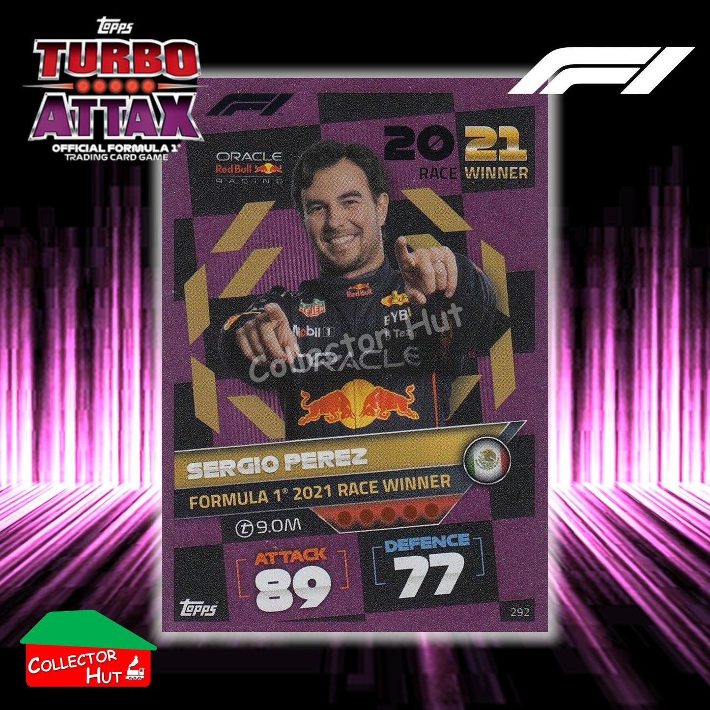Topps Turbo Attax Formula 1 F1 2022 PINK GREEN RED Parallel Cards