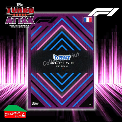 Topps Turbo Attax Formula 1 F1 2022 PINK GREEN RED Parallel Cards