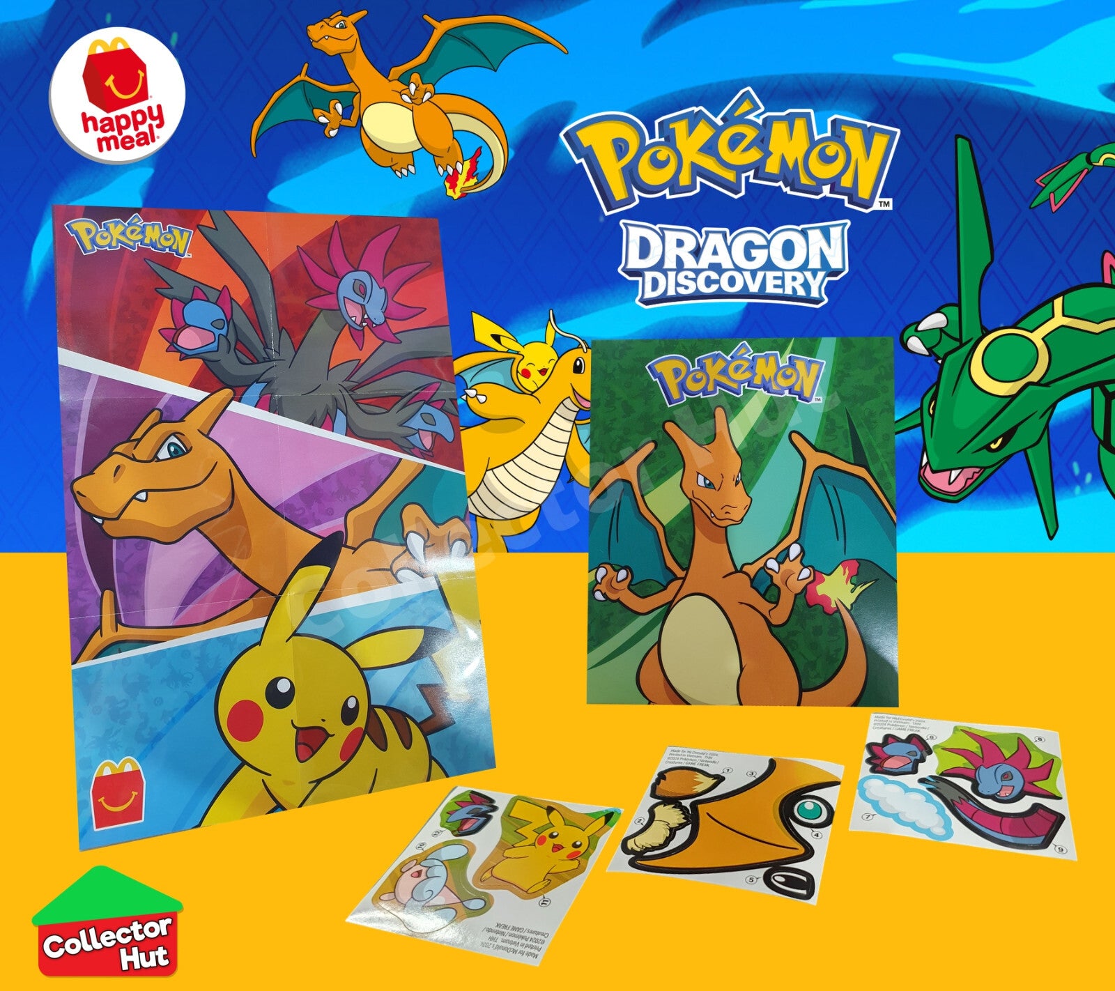 McDonalds Pokémon 2025 Dragon Discovery Card Collection Happy Meal