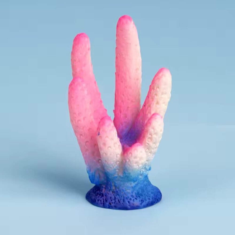 Mini Aquarium Medium Decorations Natural Coral Plants
