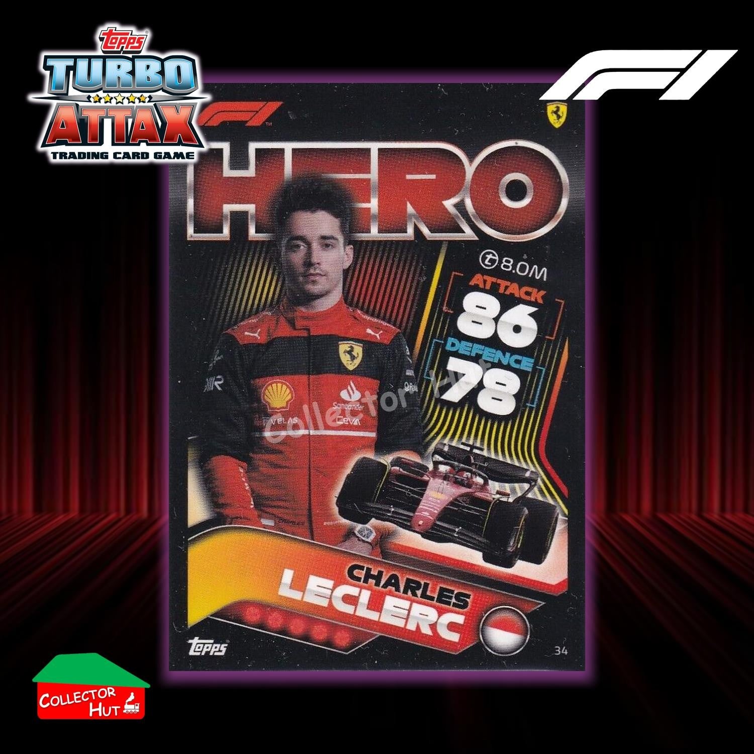 Topps Turbo Attax Formula 1 F1 2022 #1-131 Base Cards YOU CHOOSE