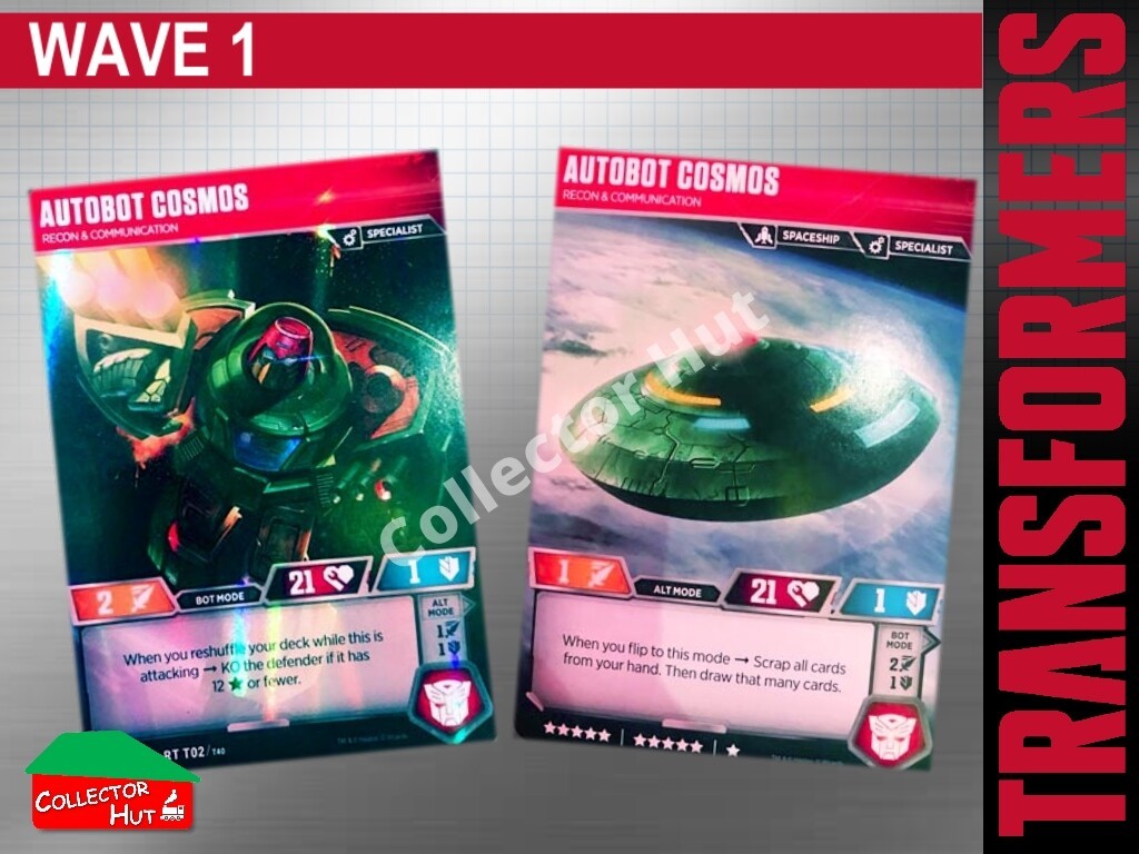Transformers TCG CHARACTER Trading Cards All Waves