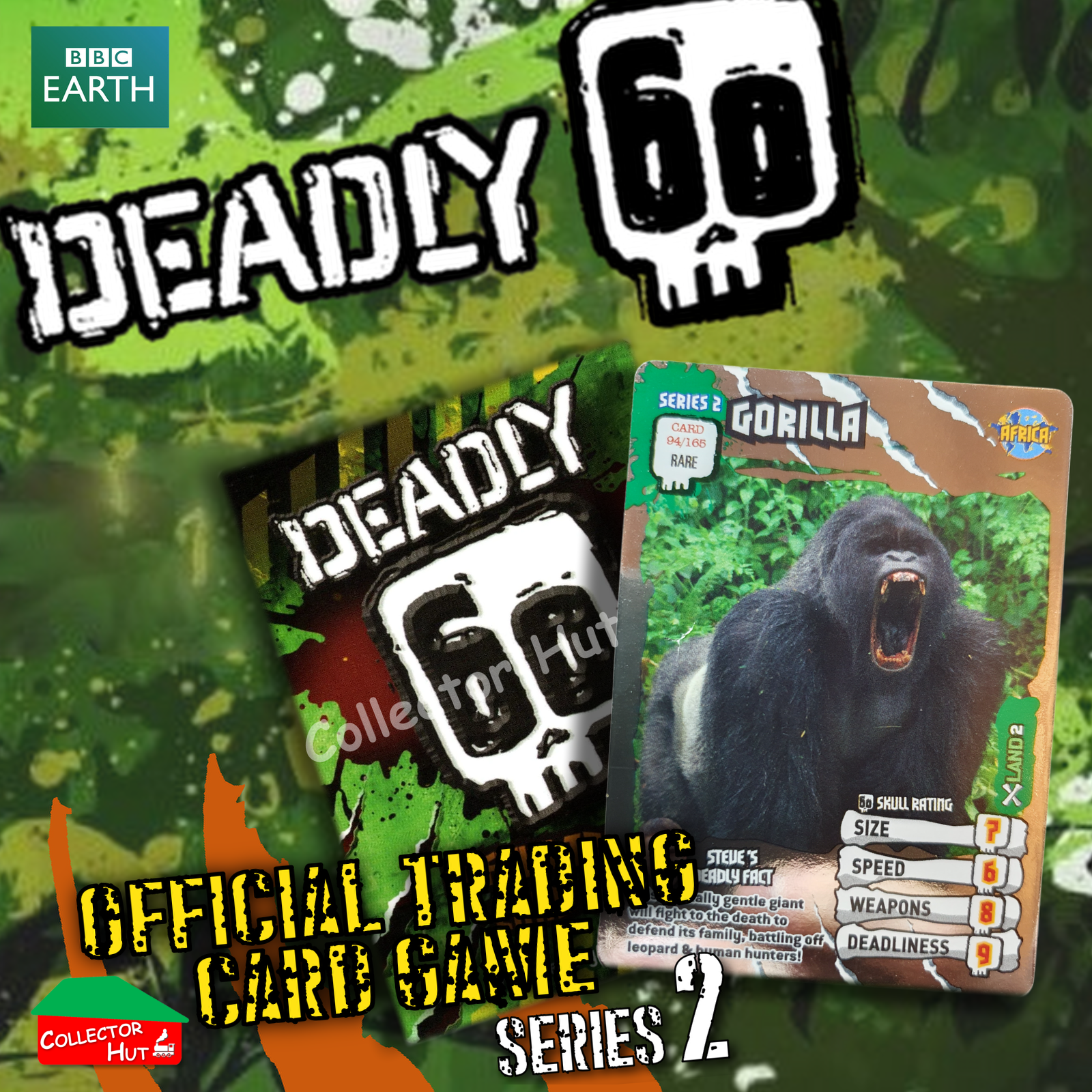 CBBC Deadly 60 Season 1, 2 & Wild FOIL RARE LIMITED Trading Cards