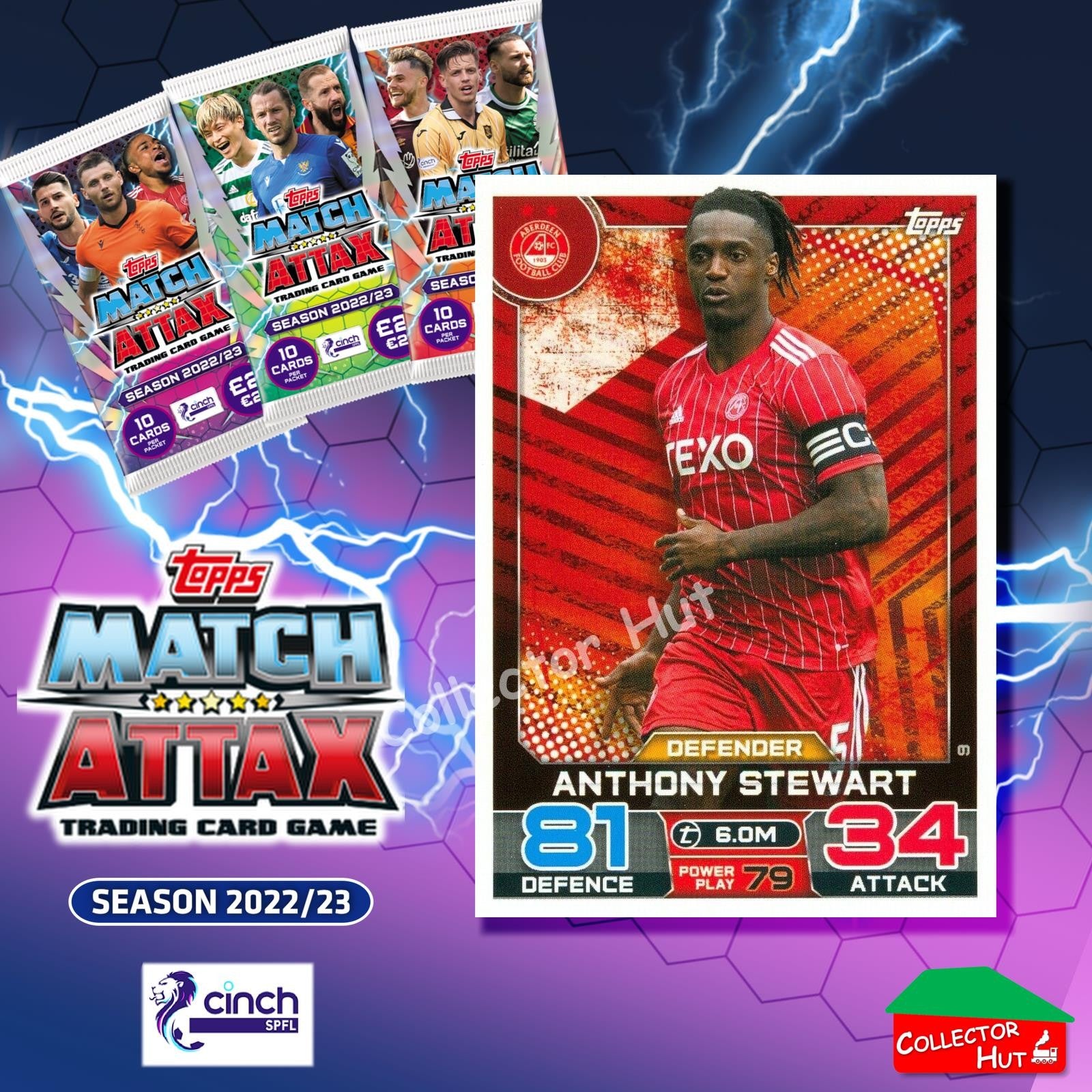 TOPPS MATCH ATTAX SPFL 2022/23 #1-162 Choose Your Card