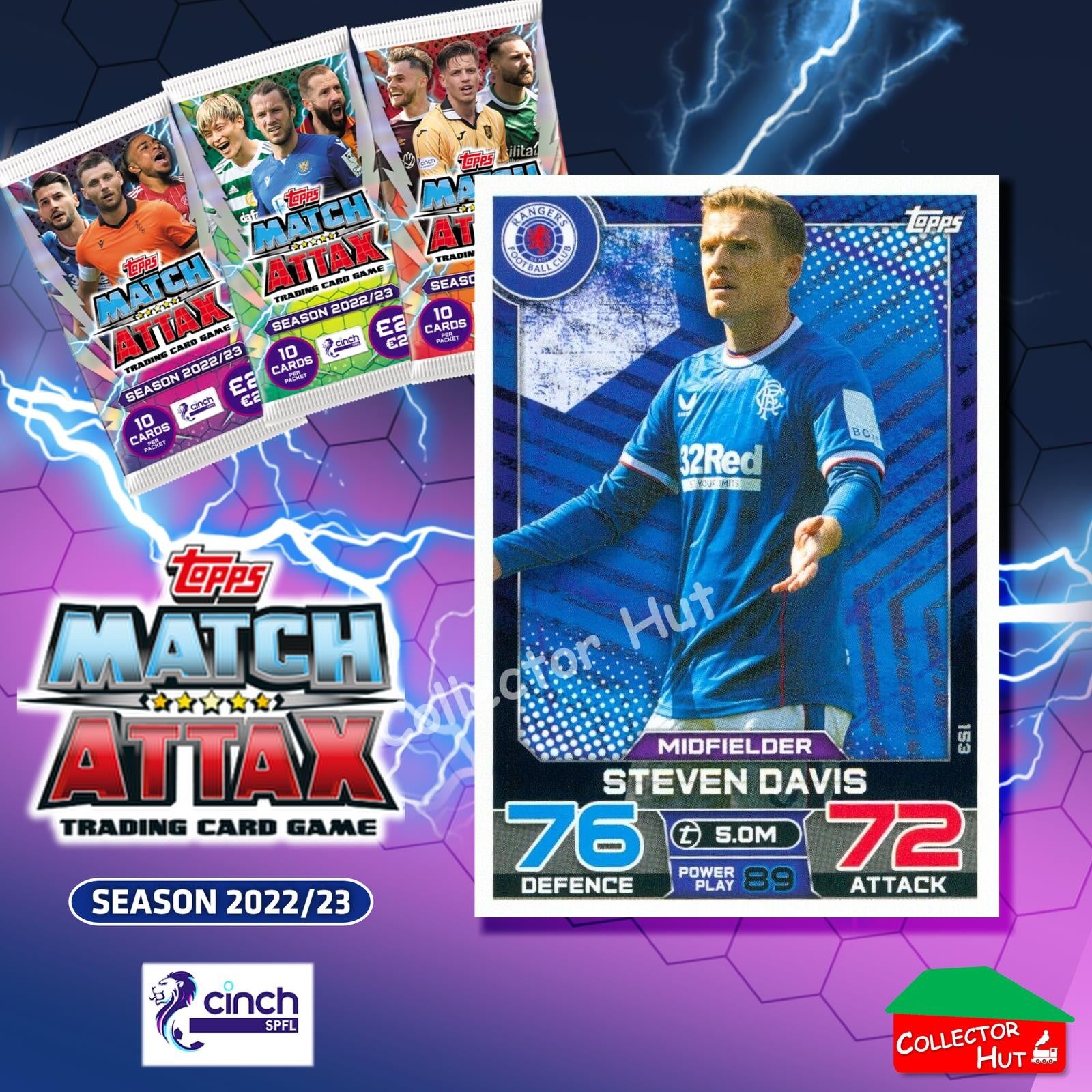 TOPPS MATCH ATTAX SPFL 2022/23 #1-162 Choose Your Card