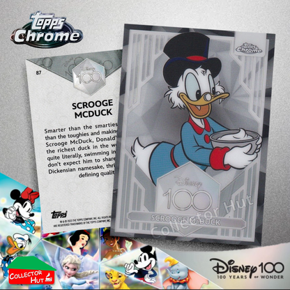Disney 100 Topps Chrome 2023 Base Cards 1-100 Pick Singles to Complete Your Set
