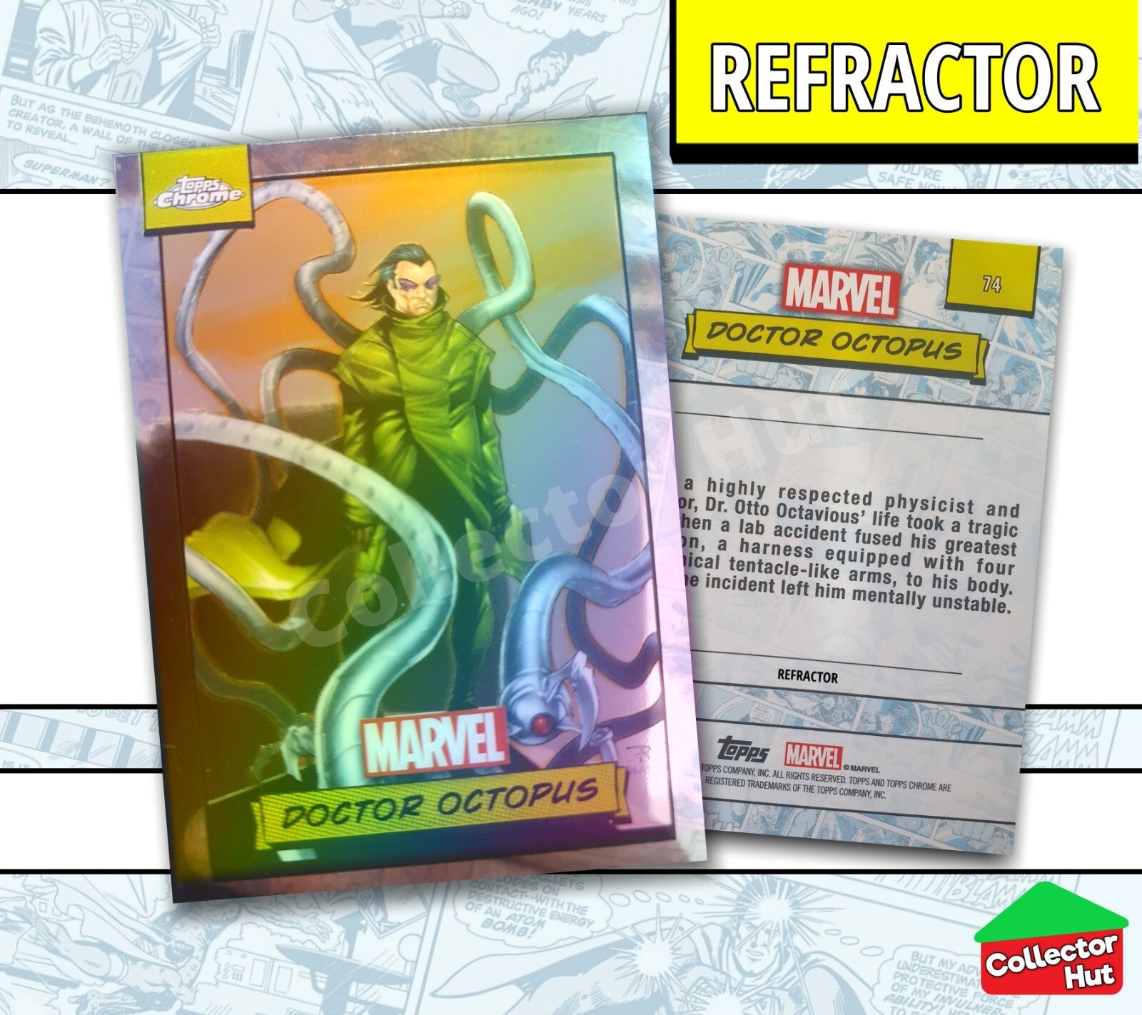 Marvel Topps Chrome 2024 REFRACTOR Card Collection YOU CHOOSE
