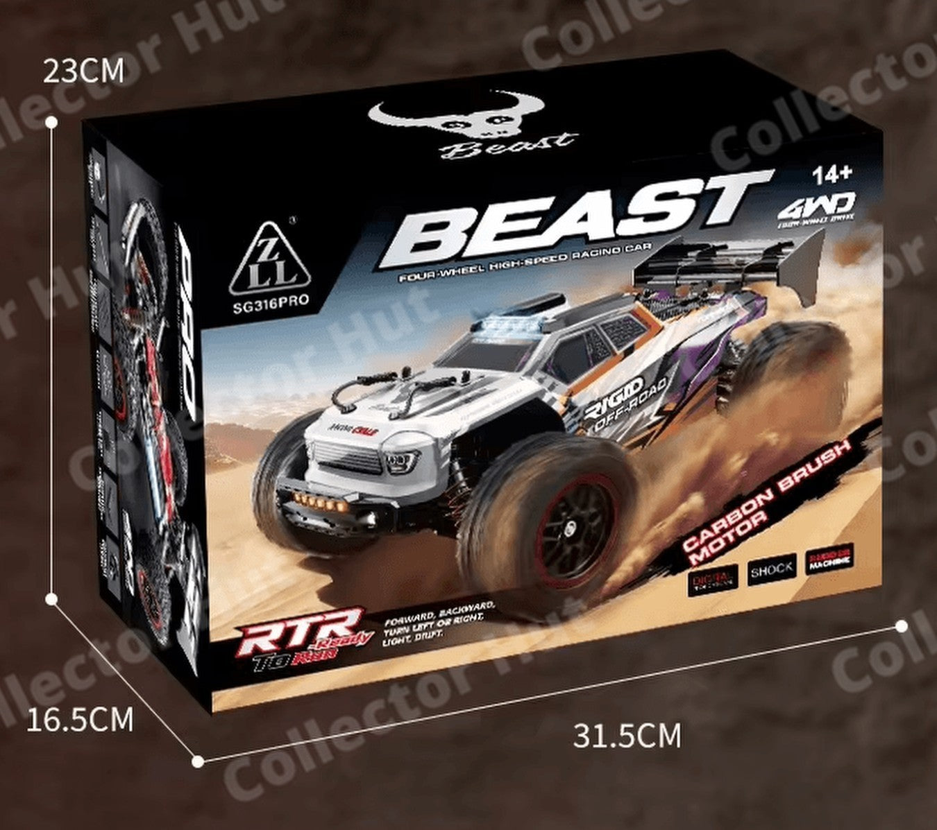 ZLL SG316 Beast Pro / Max High Speed Off Road RC Dirt Buggy 40-80kmH