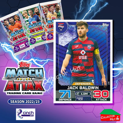 TOPPS MATCH ATTAX SPFL 2022/23 #163-264 Choose Your Card