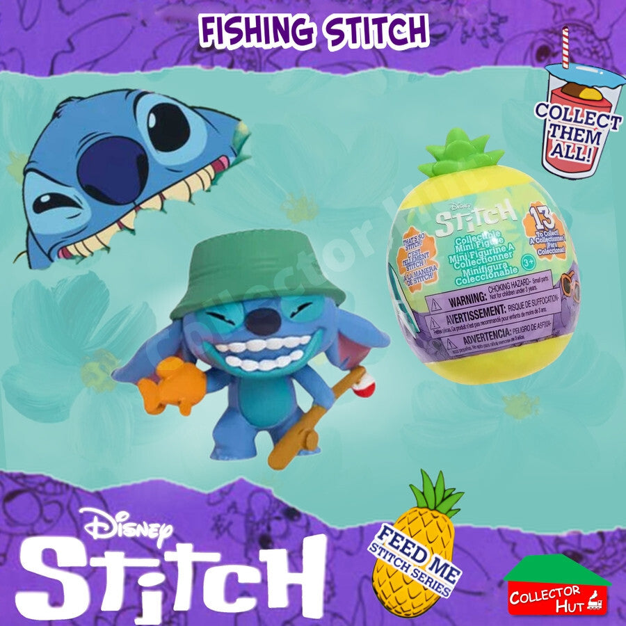 Disney Stitch Feed Me Mini Figures Series 4 PINEAPPLE POD Identified SEALED
