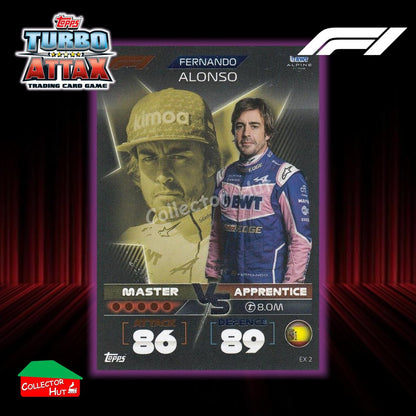 Topps Turbo Attax Formula 1 F1 2022 Limited Edition, 100 Club & Foil Cards