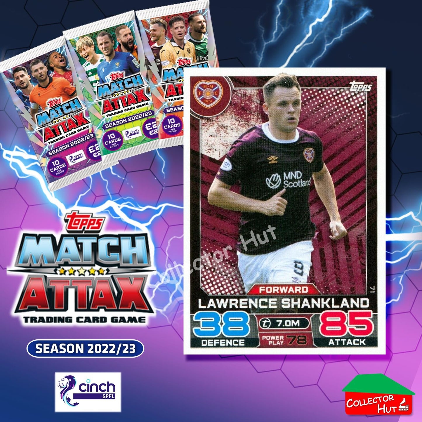 TOPPS MATCH ATTAX SPFL 2022/23 #1-162 Choose Your Card